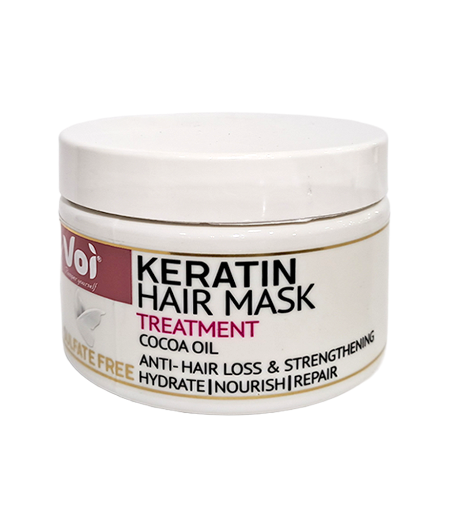 Mascarilla Capilar De Queratina Y Aceite De Cacao Voi 350Ml
