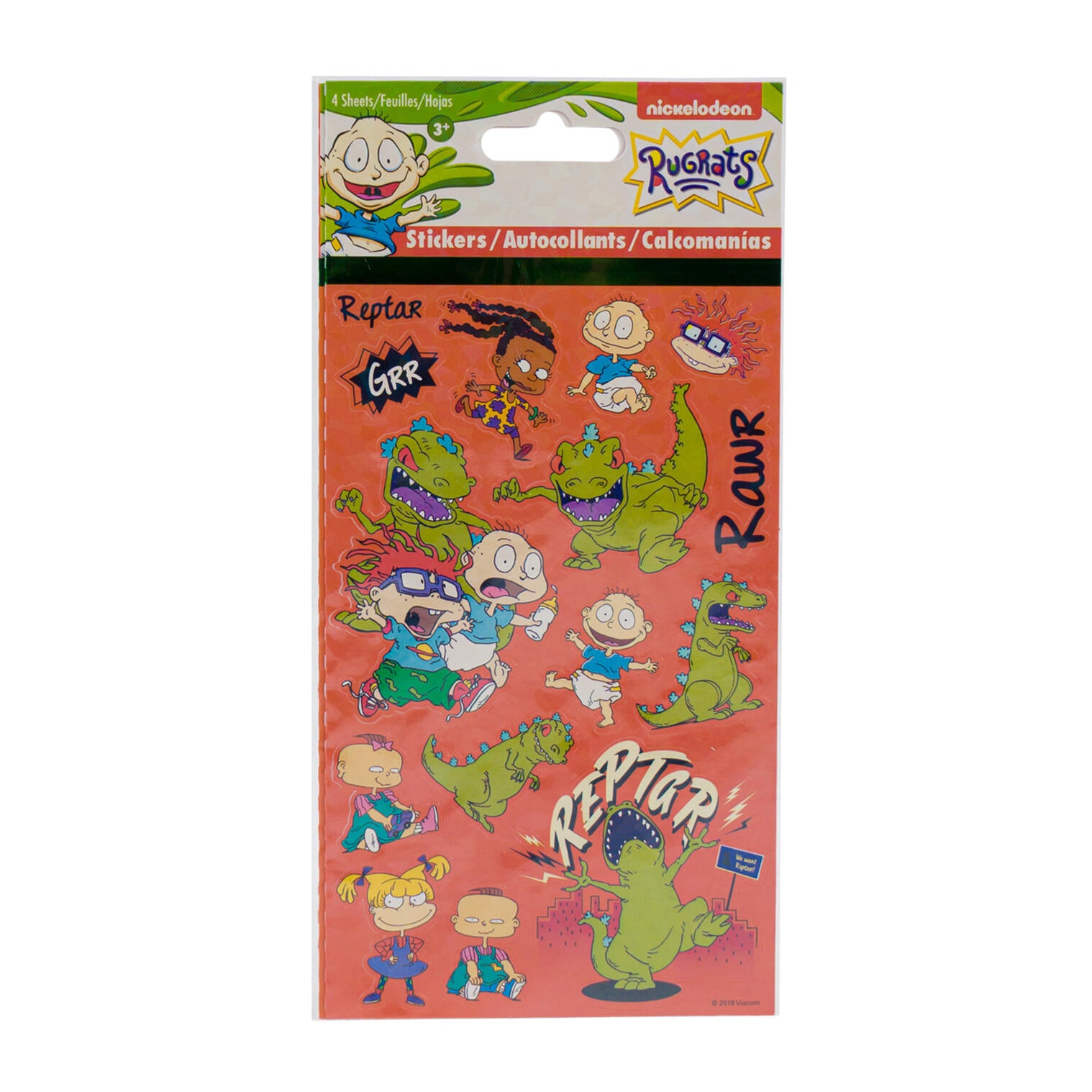 Stickers Rugrats, 4 Piezas