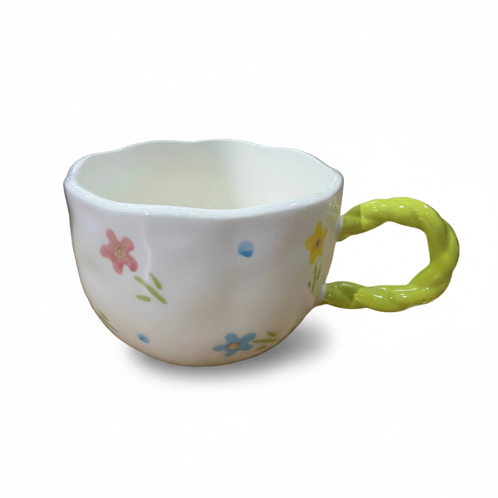 Jarra Ceramica de Flores