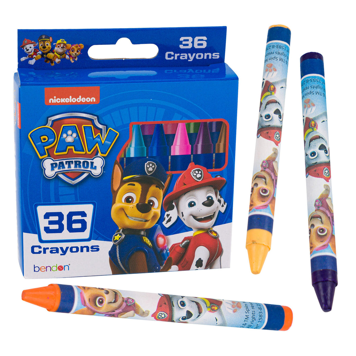 Crayolas Paw Patrol, 36 Unidades, Pequeñas