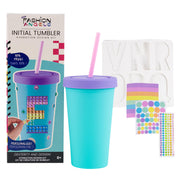 Vaso Plástico con Pajilla para Decorar, 16 oz