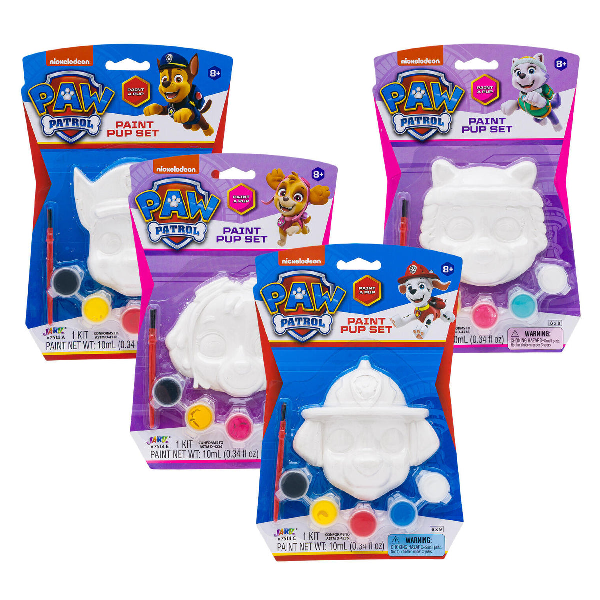 Set de Figura para Pintar Paw Patrol