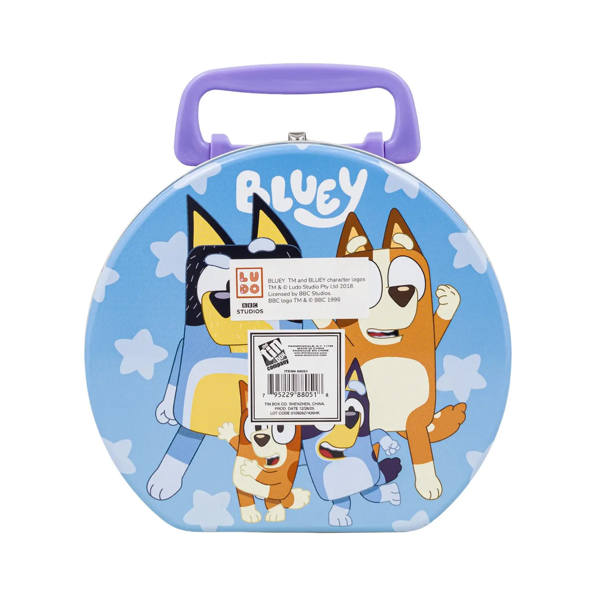 Lonchera Metálica para Almuerzo Bluey 16 × 18 cm