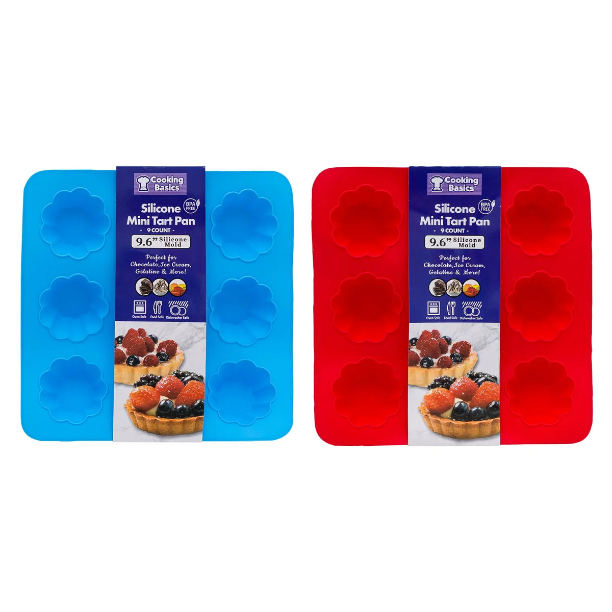 Molde de Silicona para Cupcakes, 9 Espacios