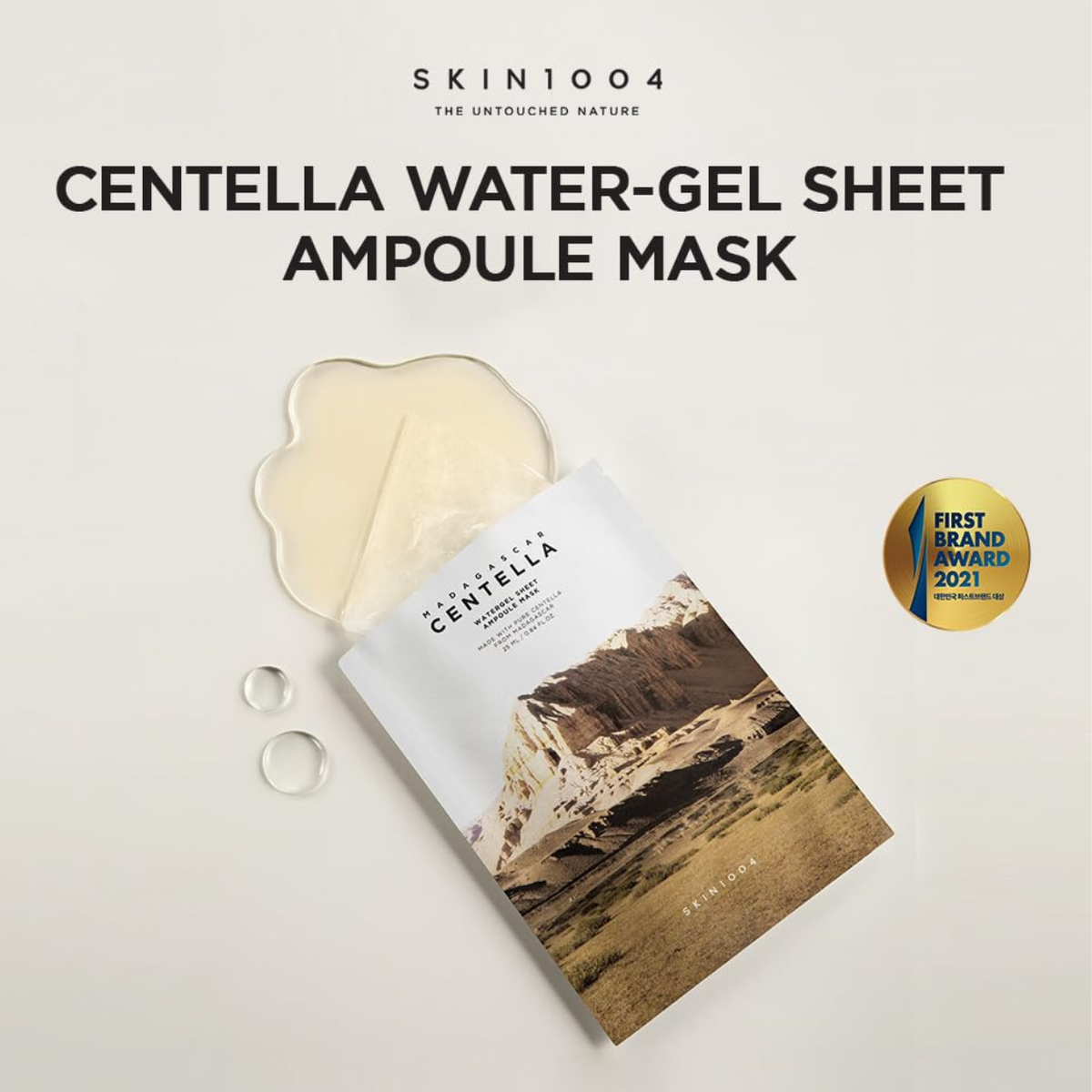 Mascarilla Madagascar Centella Watergel Sheet Ampoule Mask  22Ml