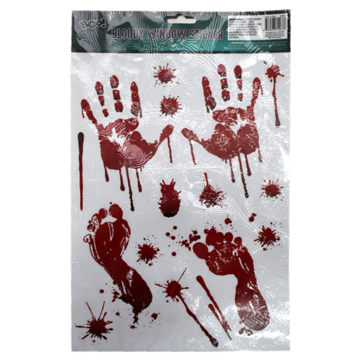 Sticker P/Ventana Sangriento de Halloween