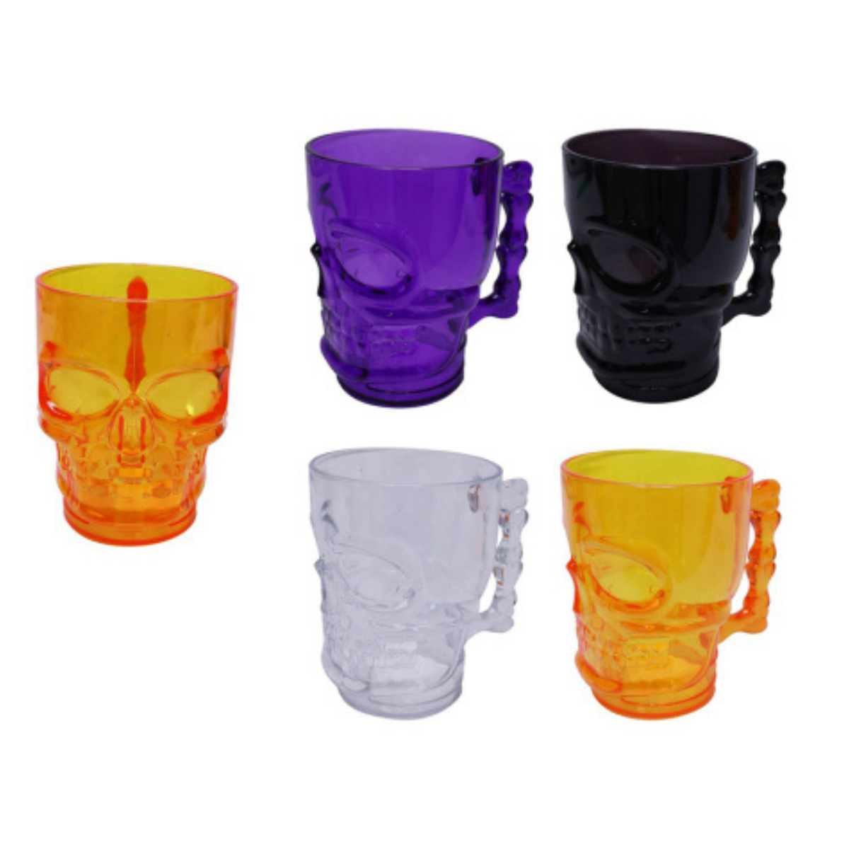 Jarra Cervecera Calavera Halloween Color surtido