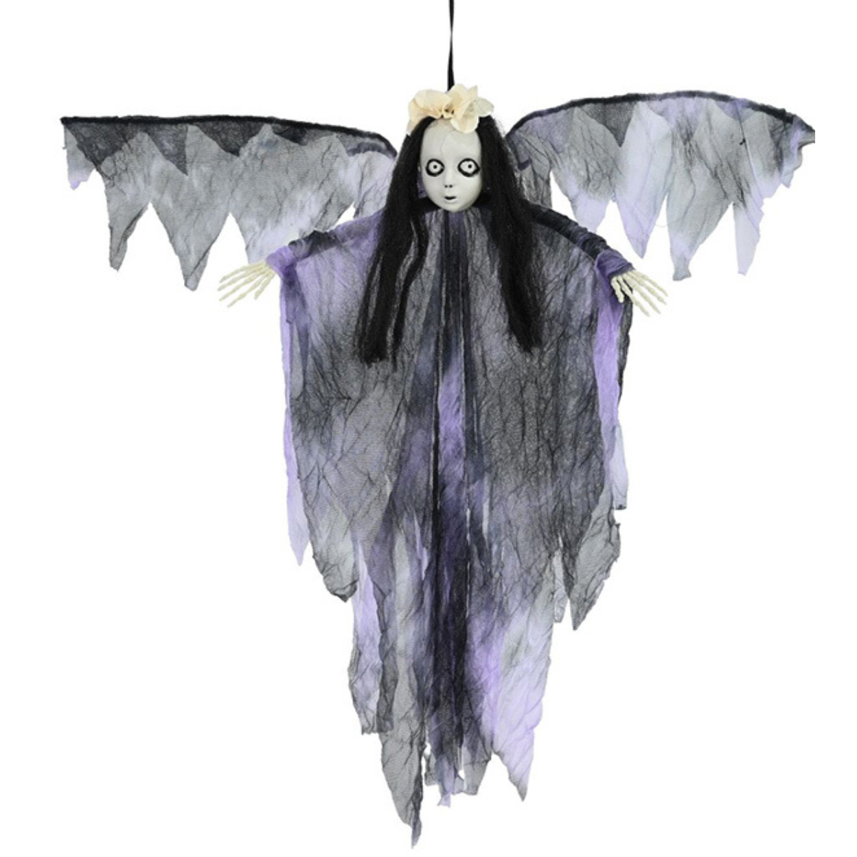 Muñeca Colgante Con Alas 48Cm Halloween