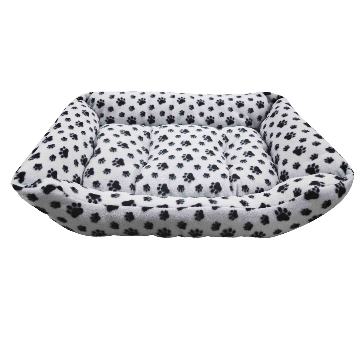 Cama para mascotas diseño huellas