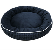 Cama redonda estampada para mascotas