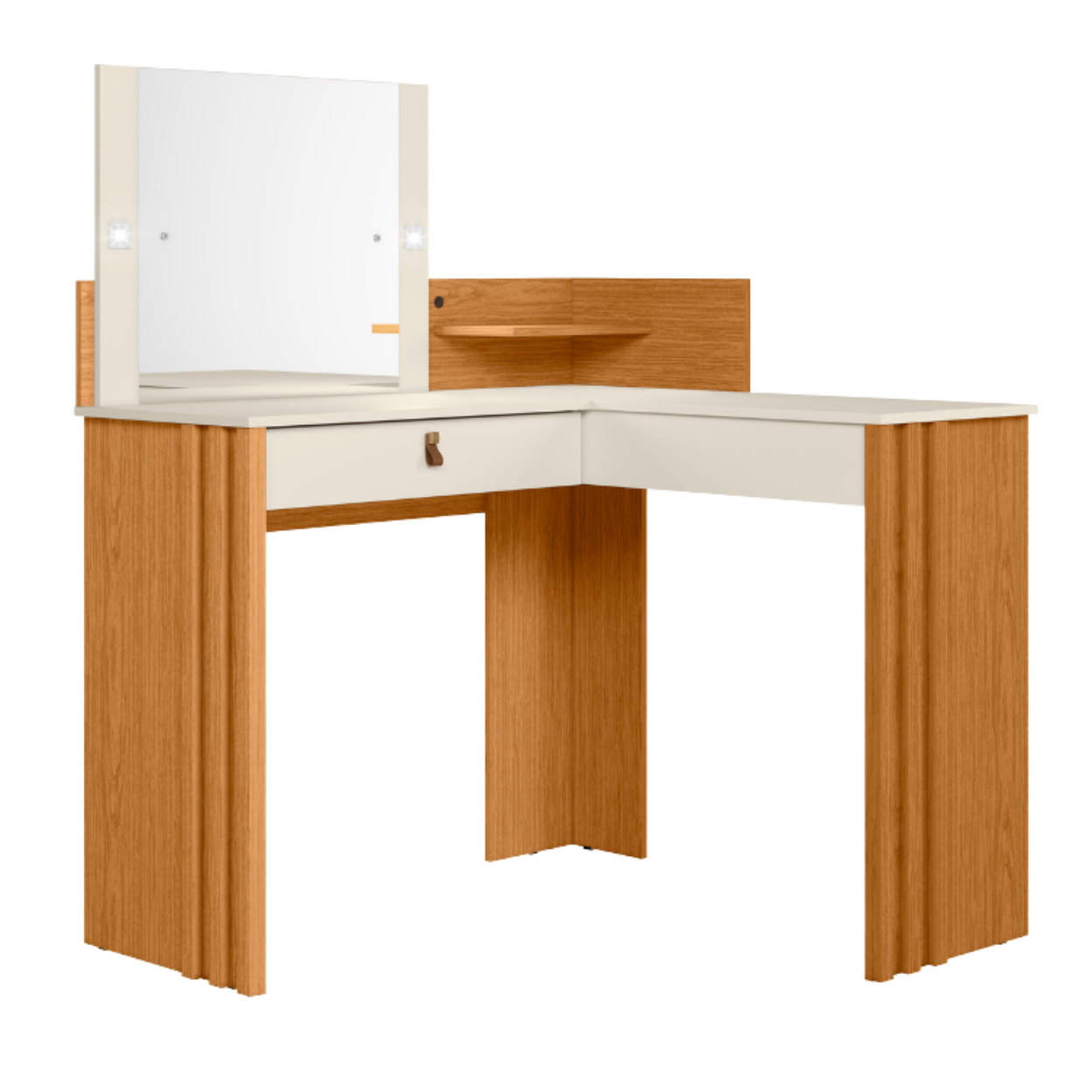 Tocador Escritorio Glow Off-White LED
