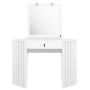 Tocador Esquinero Glitter Blanco LED